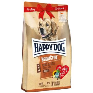Happy Dog Natur-Croq Rind & Reis 15+3kg