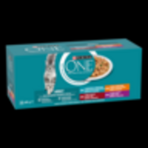 Purina One Adult csirke-marha-bárány-tengeri hallal szószban 40x85g