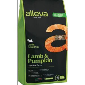 Alleva Natural Dog Lamb & Pumpkin Adult Mini 12kg  Alleva Natural Dog Lamb & Pumpkin Adult Mini 12kg