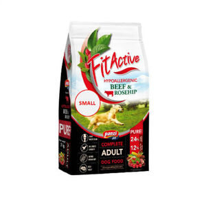 Panzi FitActive PURE SMALL Hypoallergenic Beef-Rosehip 3kg Panzi FitActive PURE SMALL Hypoallergenic Beef-Rosehip 3kg